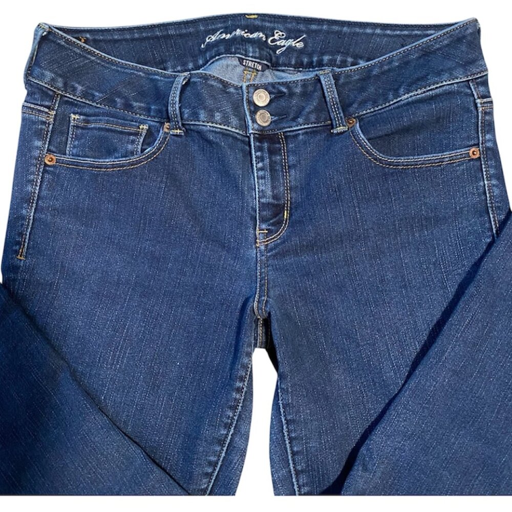 American Eagle Women's Artist Crop Stretch Jeans. Size 14 - Picture 5 of 9